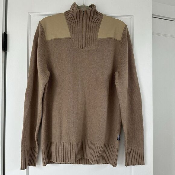 Patagonia NWT Men's Forage Sweater Medium 50620 CSC Wool Blend 1/4 Zip Rare - Picture 8 of 10